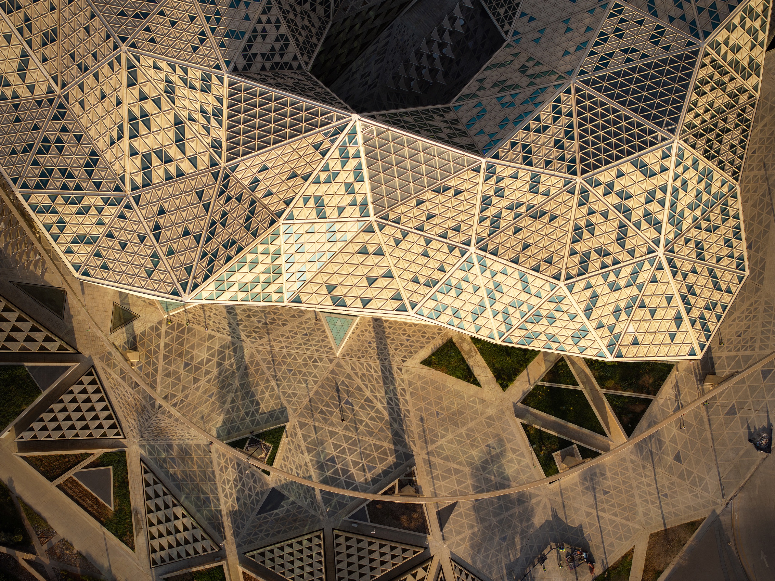 The KAFD Conference Center, Riyadh, designed by Skidmore, Owings & Merrill