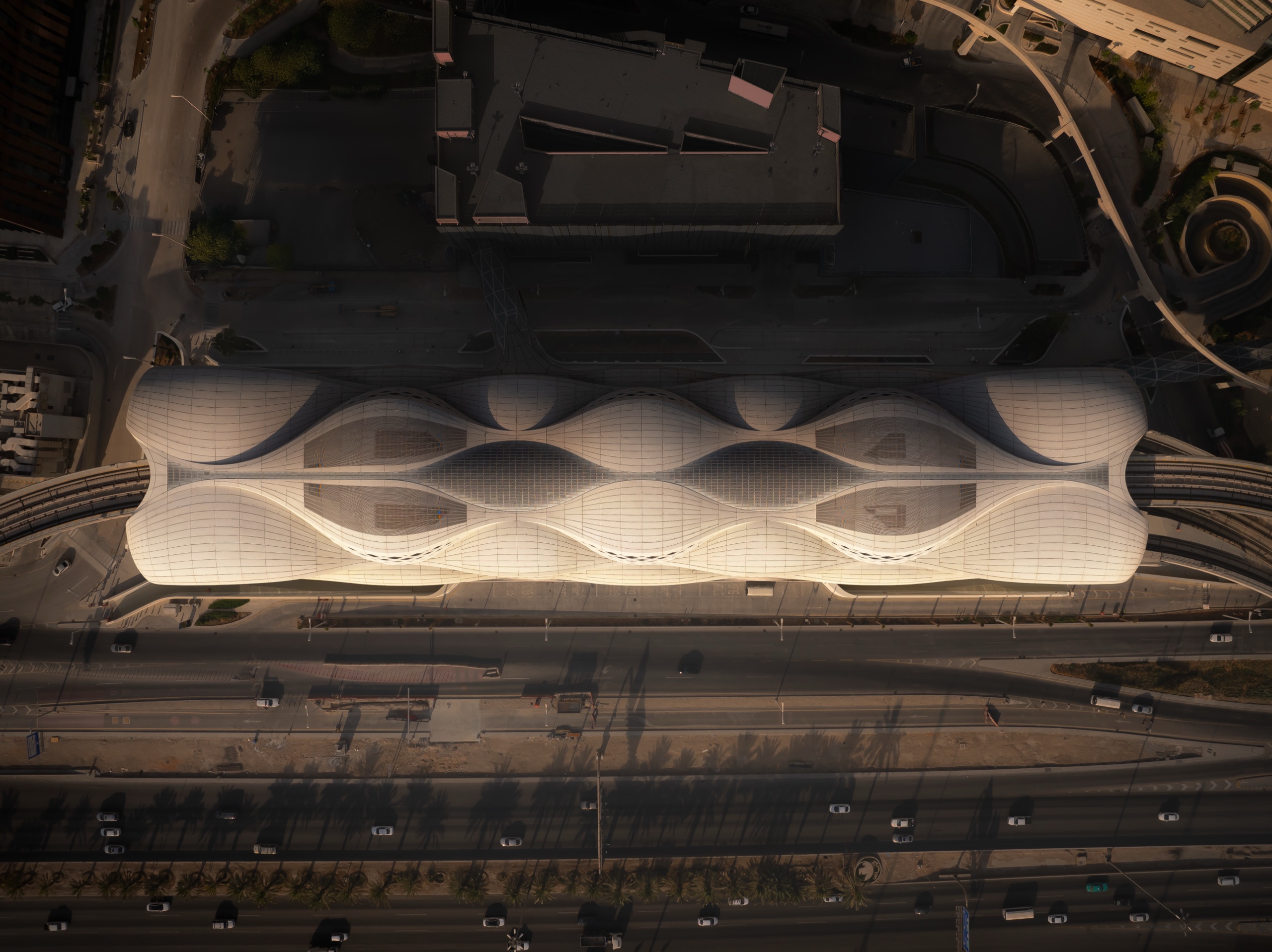 KAFD aerial view, Riyadh — aerial architecture photographer UAE KSA