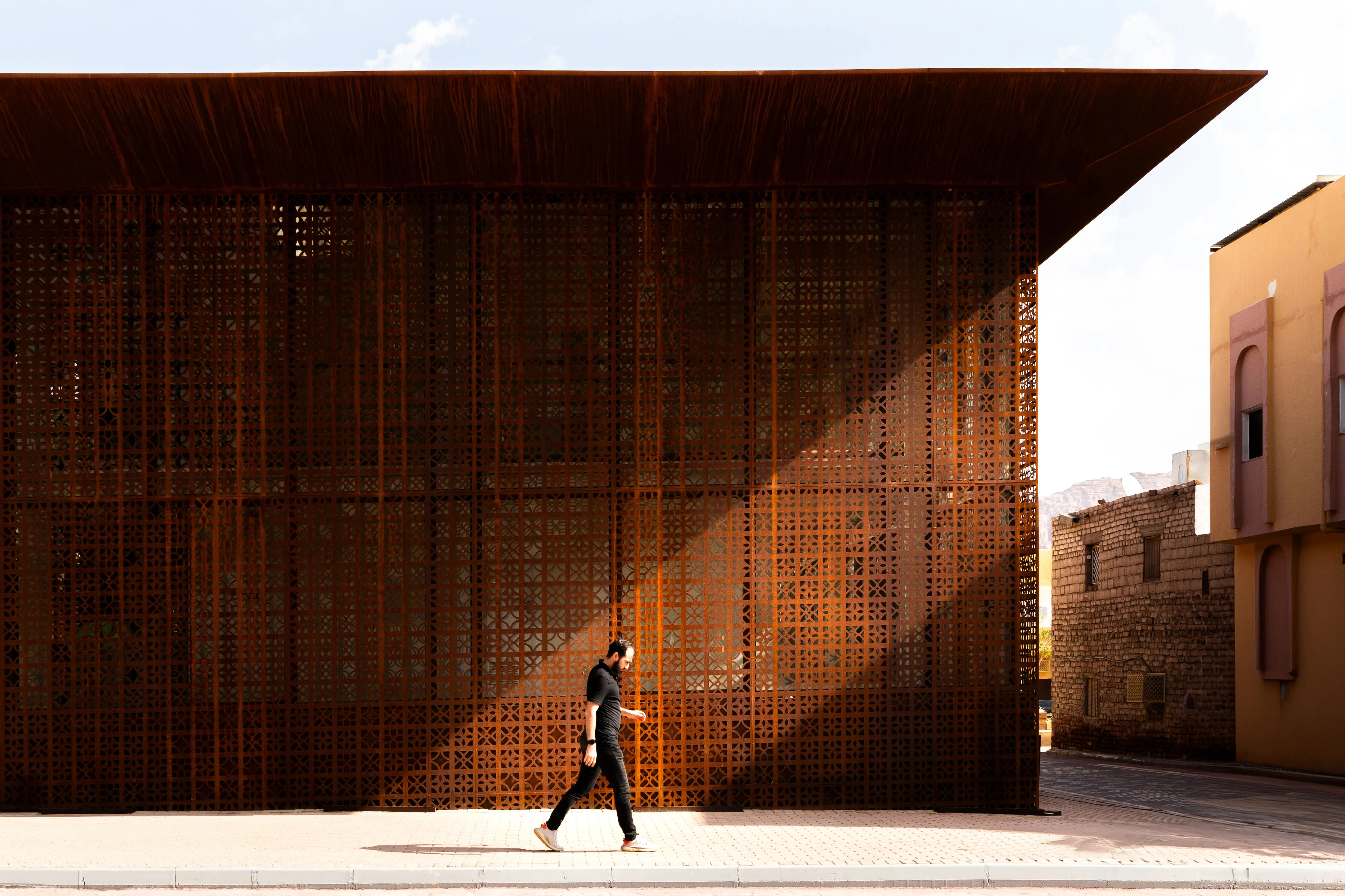 DesignSpace AlUla, a concept space designed by the Italian studio GioForma to sit within the AlUla landscape