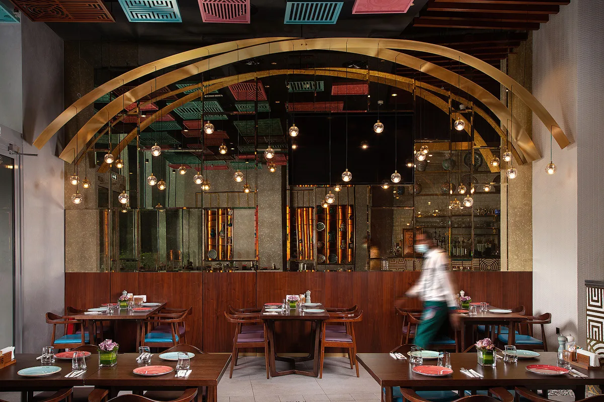ZouZou restaurant interior, Dubai