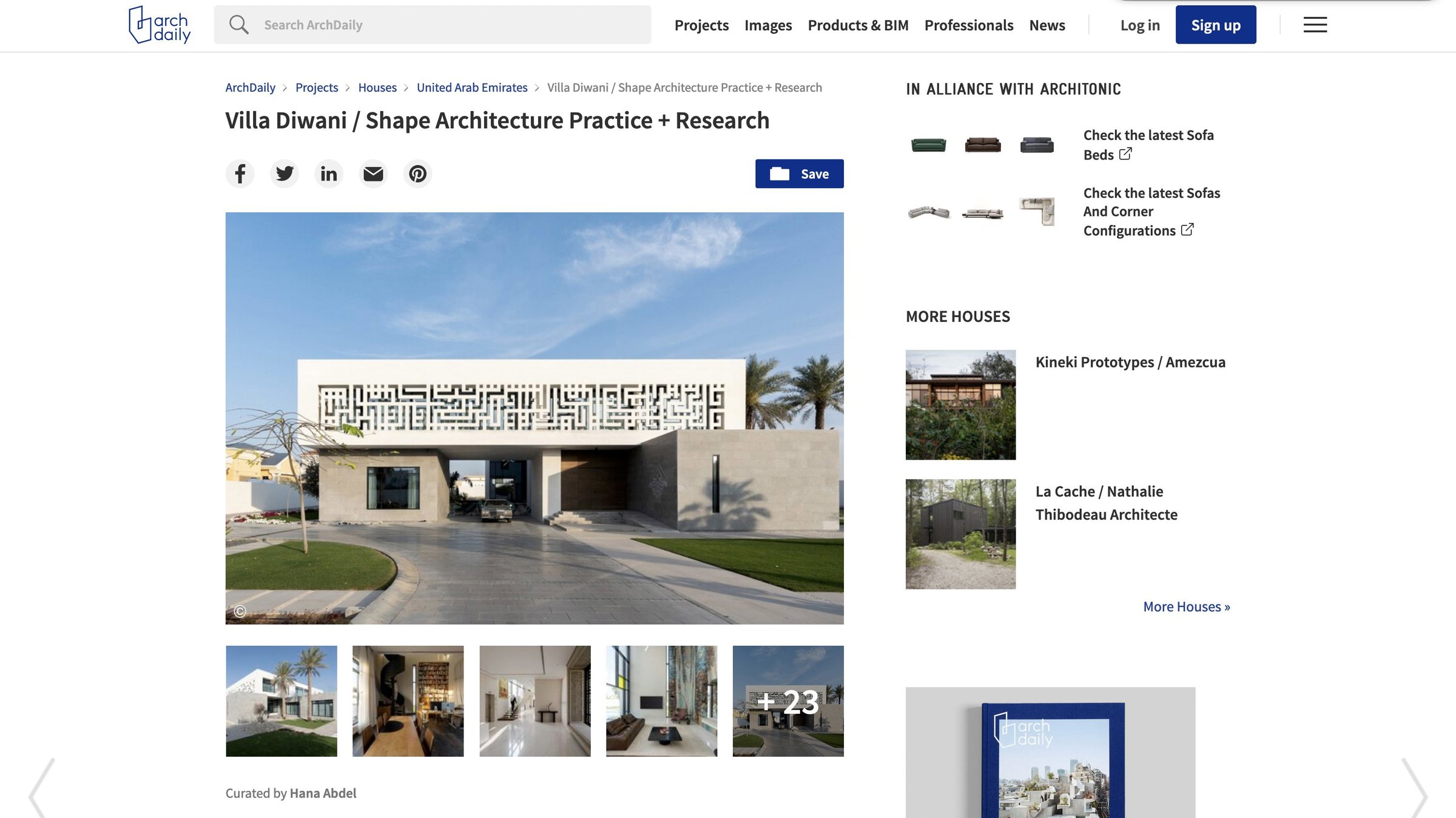 Shoayb Khattab featured in ArchDaily